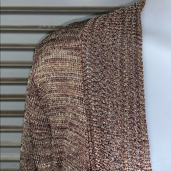 Chico’s size 2 medium cold shimmery shrug - Picture 4 of 6